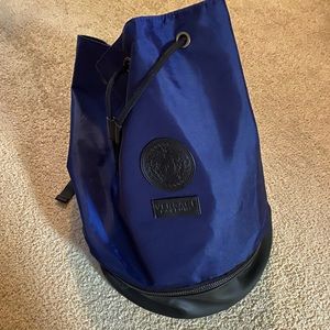 VERSACE parfums back pack blue / black